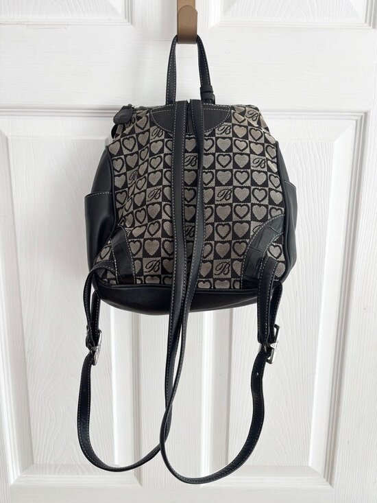 BRIGHTON Julia Signature Heart Small Backpack & Coin Pouch in Brown main image 10